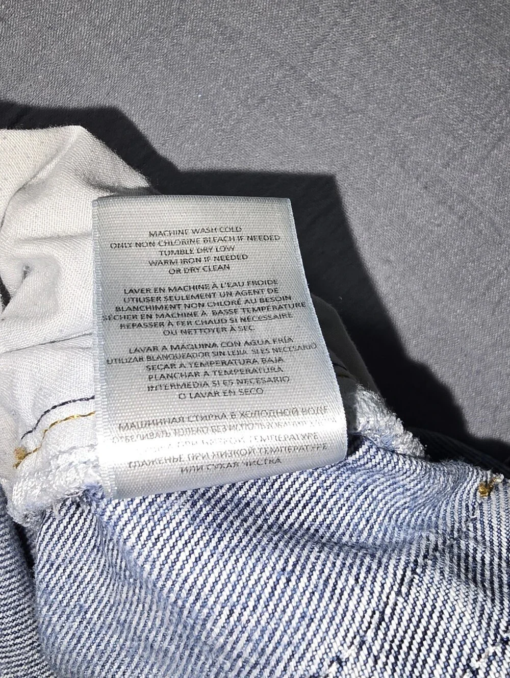 RE/DONE 90s Comfy High Rise Straight Leg Jeans Chilled Indigo Size 28
